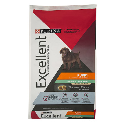 EXCELLENT PUPPY Medium Large Breed Chicken & Rice